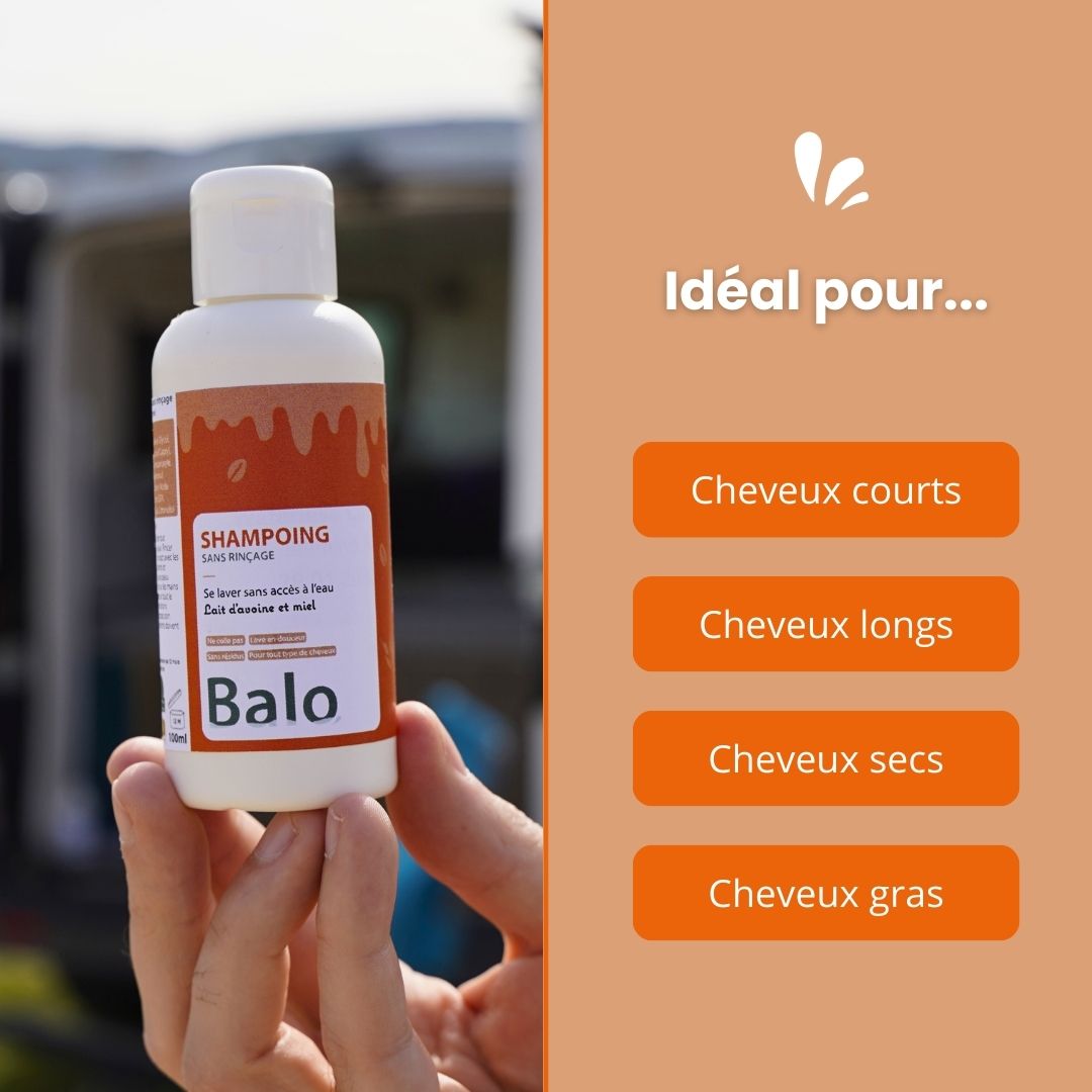 Shampoing sans rinçage - 100ml